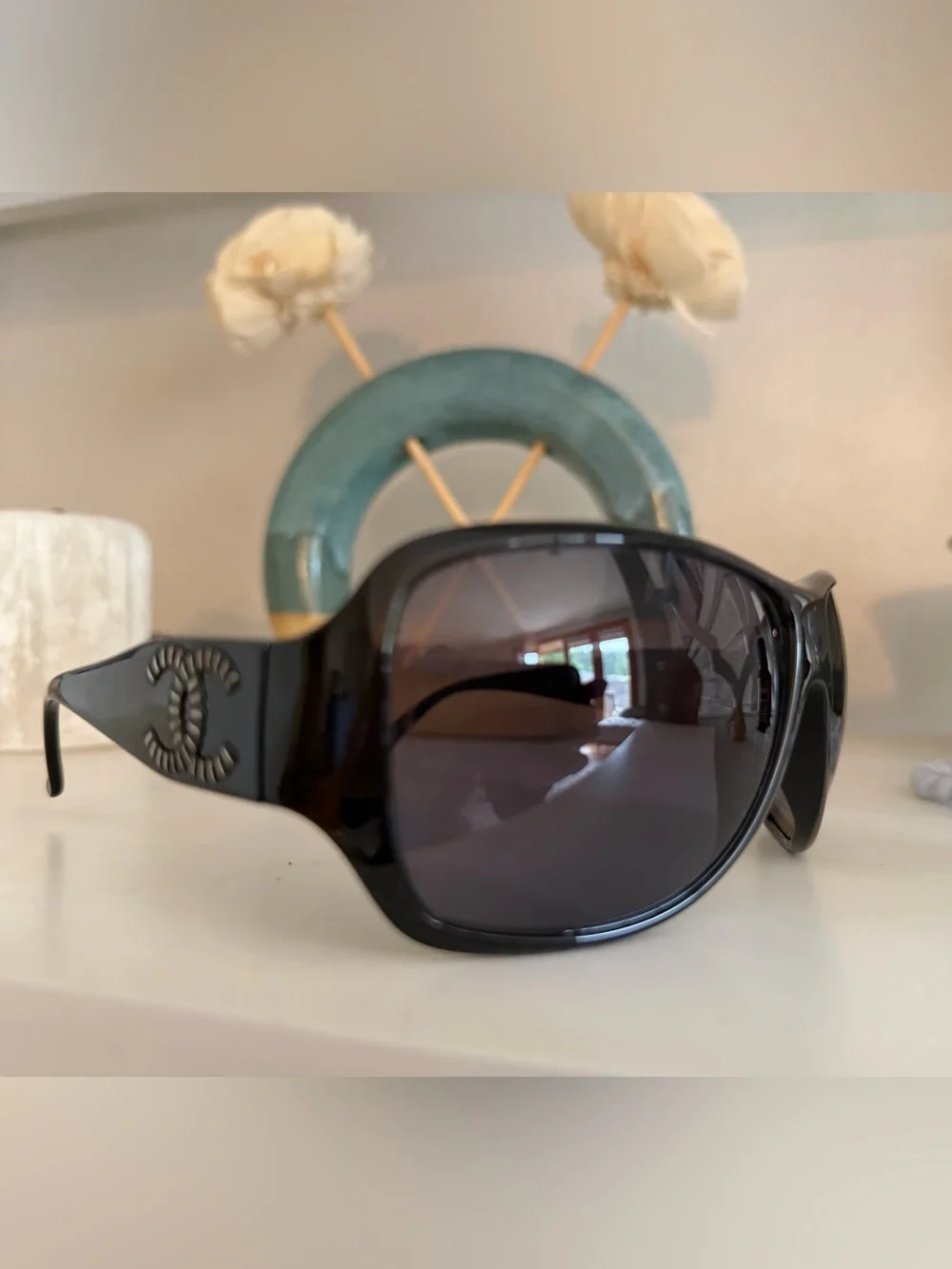 Vintage Chanel Oversized CC Sunglasses 6025 – Y2K / Late 2000s